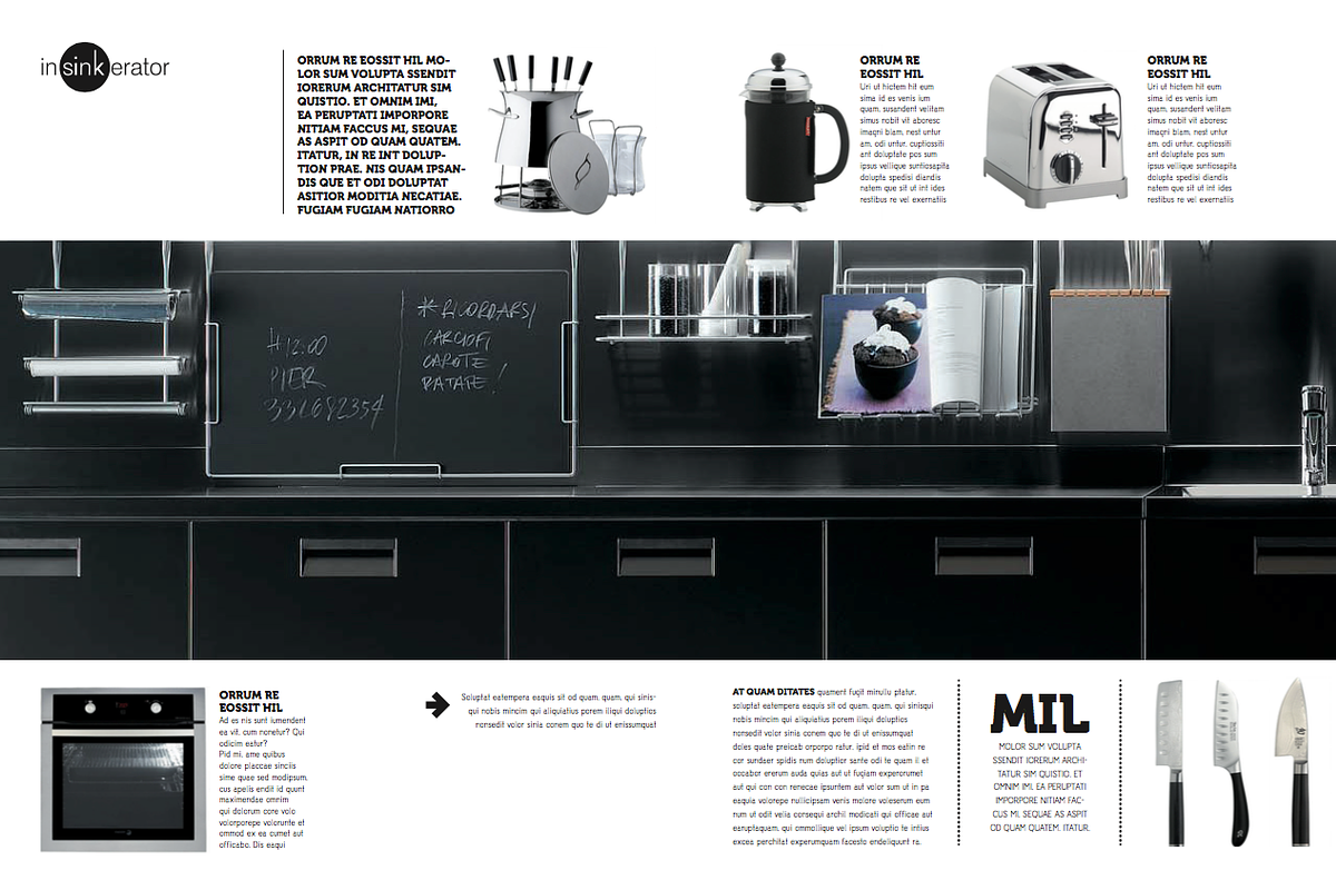 Kitchens catalogue template, a Templates & Theme by Cristian Villegas Studio (Photo 3 of 18)
