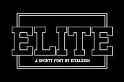 Elite, a Serif Font by Kitaleigh (Thumbnail 1 of 2)