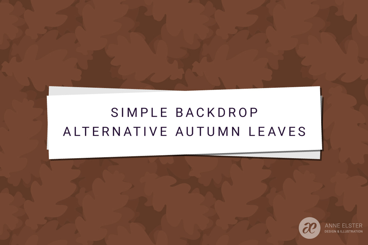 Oak Leaves Vector Pattern, a Pattern Graphic by Anne Elster Design (Photo 3 of 3)