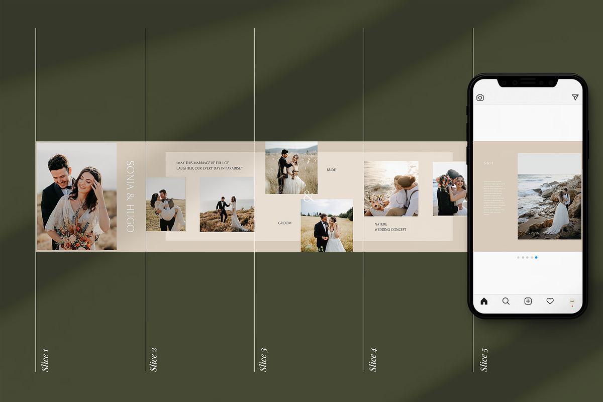 Amore - Wedding Gallery Carousel, a Social Media Template by Visuel Colonie® (Photo 3 of 13)