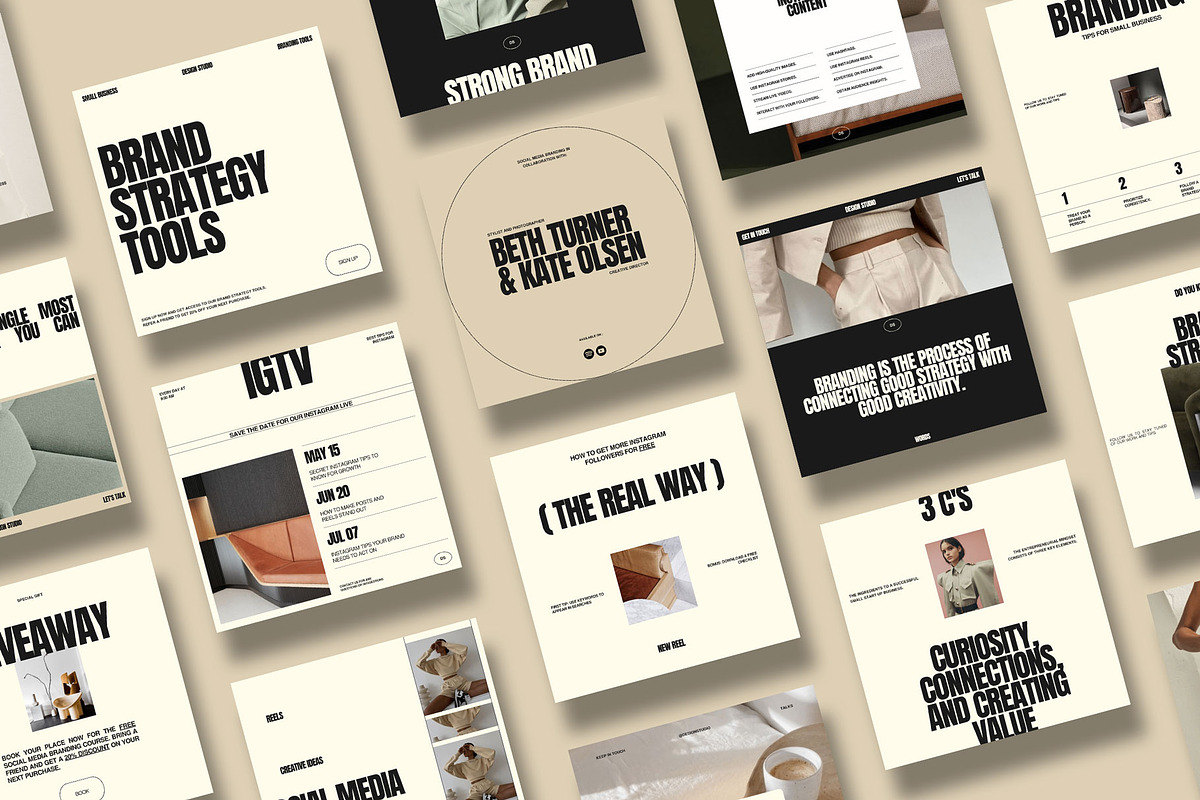 Social Media Branding Coach Posts, a Social Media Template by Moscovita Studio (Photo 43 of 43)