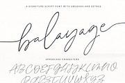 Balayage | Signature Script + Logos, a Script Font by Pink Coffie (Thumbnail 13 of 13)