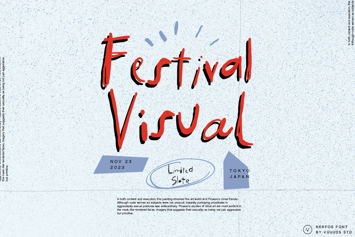 Nerfos Font, a Handwritten Font by vuuuds (Photo 5 of 11)