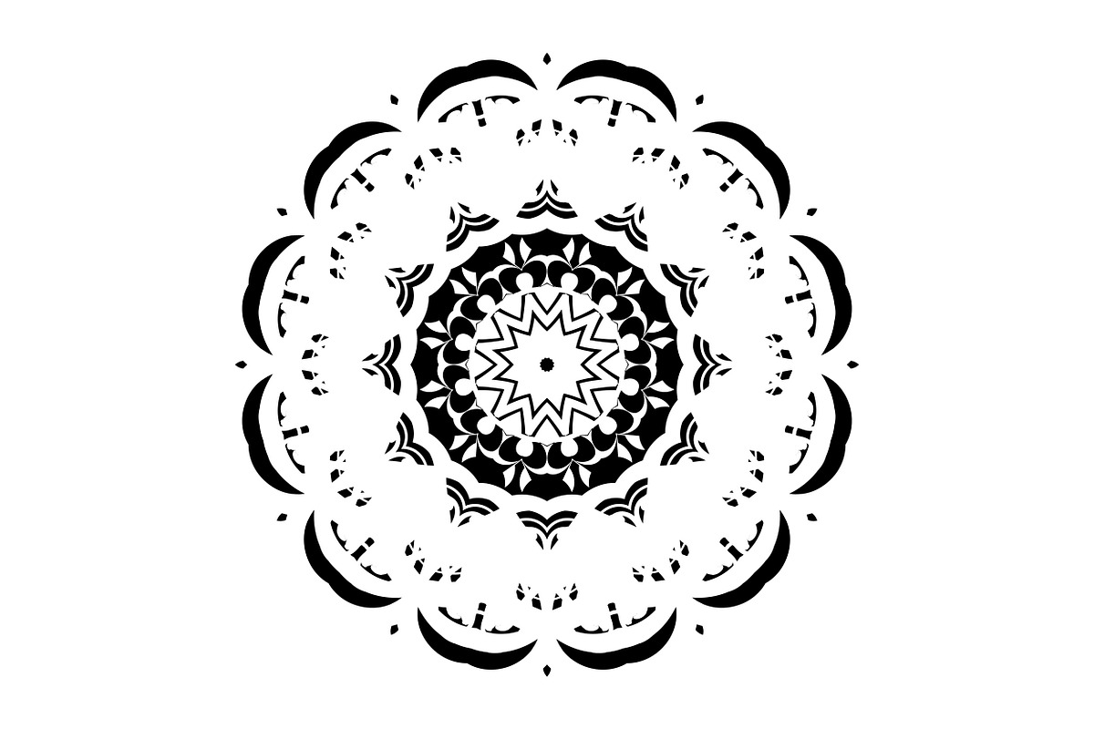 Decorative Mandala Digital Art Pack, a Decorative Illustration by NJ Himel (Photo 36 of 101)