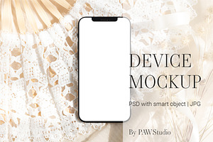 Device Mockup Phone iPhone WBF PSD, a Product Mockup by PawMockups