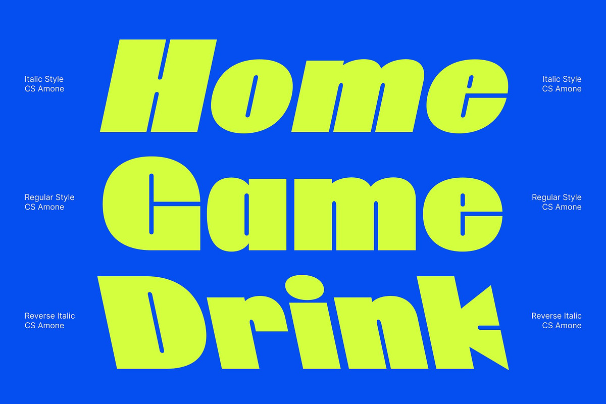 CS Amone – Bold Display Font, a Sans Serif Font by Craft Supply Co. (Photo 4 of 8)