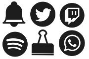 Social Media Marketing Icons Set 2, a Brush Add-On by Disasterology Ink (Thumbnail 7 of 10)