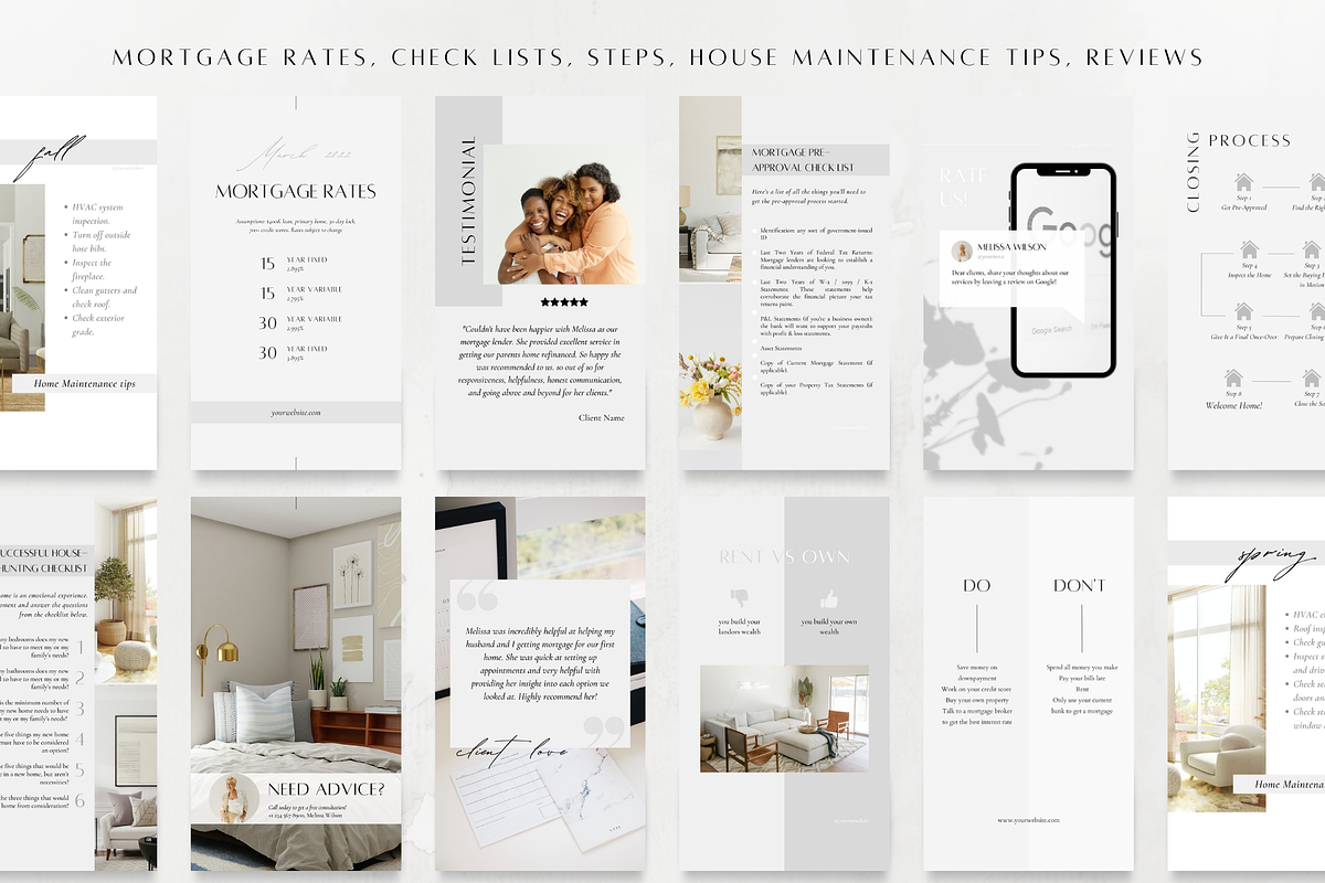 100 Mortgage Broker Story Template, a Social Media Template by ZoaniDesign (Photo 6 of 10)