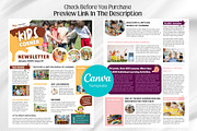 Canva Newsletter Template for Kids, a Flyer Template by PixelCraft (Thumbnail 2 of 15)