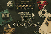 Trendy Script Font Duo, a Script Font by Deeezy (Thumbnail 2 of 7)