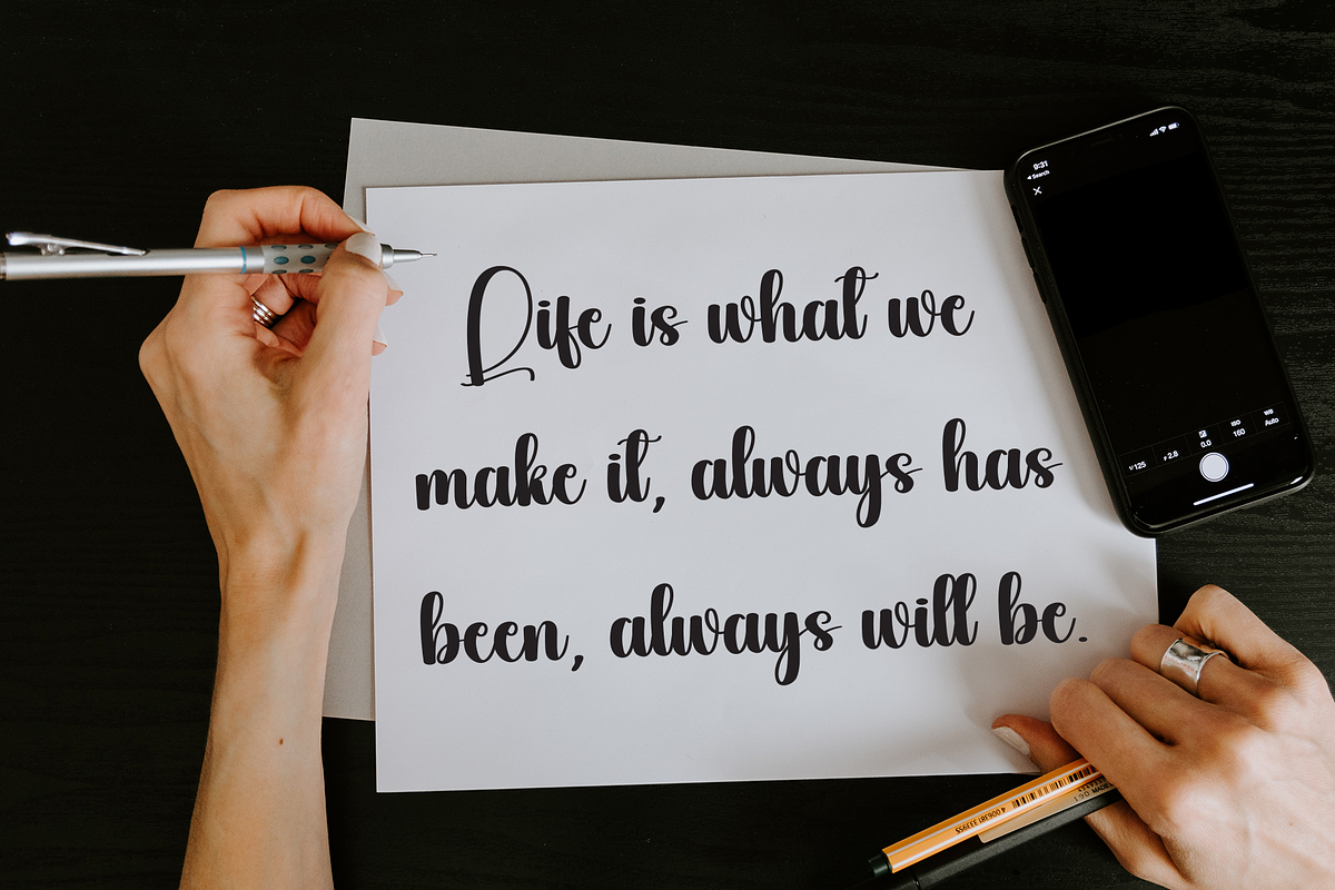 Starlight | Script Font, a Handwritten Font by Scratchones (Photo 3 of 9)