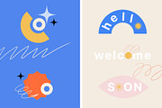 Retro geometric shapes. 120 elements, an Object Graphic by Getalo Viktoriia (Thumbnail 2 of 9)