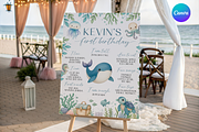 Under The Sea Milestone Poster, a Templates & Theme by Digital_Mind (Thumbnail 1 of 3)