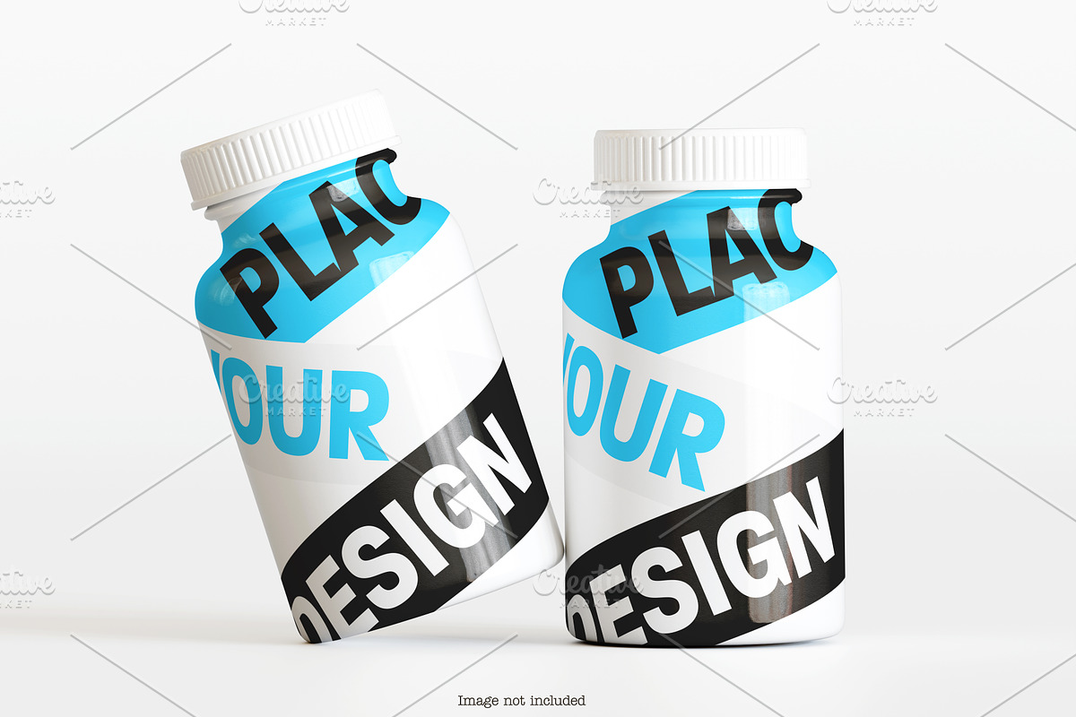 Pills Bottle Mockup Bundles, a Packaging Mockup by Ambo Ampeng (Photo 12 of 26)