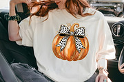 Dalmatian Dot Bow Pumpkin PNG, a Seasonal Illustration by Rose Art (Thumbnail 7 of 7)