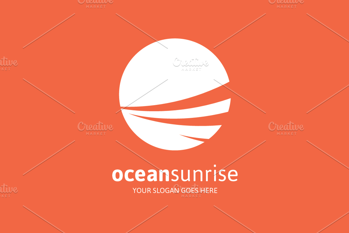 Ocean Sunrise Logo, a Branding & Logo Template by MLJ studios (Photo 3 of 3)