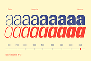 Nabire 1943 Sans Family, a Sans Serif Font by xdCreative (Thumbnail 10 of 13)