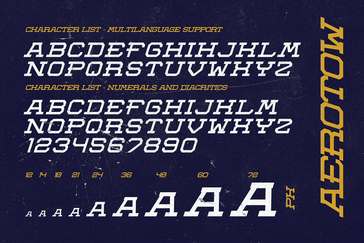 Aerotow Font, a Slab Serif Font by LeoSupply.co (Photo 7 of 8)