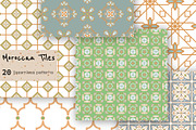 Moroccan Tiles - 20 patterns, a Pattern Graphic by InaCorart (Thumbnail 4 of 6)