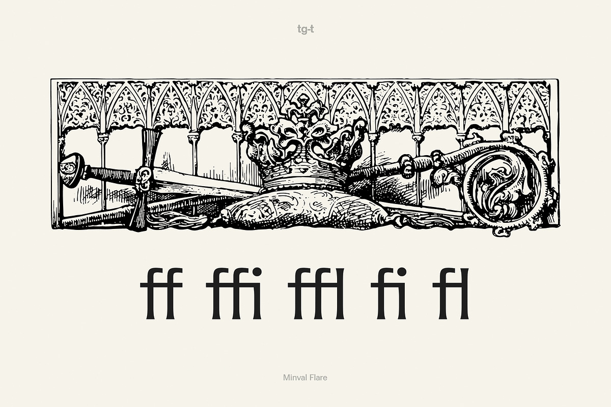 Minval Flare | Modern Flare Font, a Serif Font by Tiga Type (Photo 13 of 14)