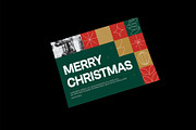 Modern Merry Christmas Greeting Card, a Card Template by Neermana (Thumbnail 3 of 4)