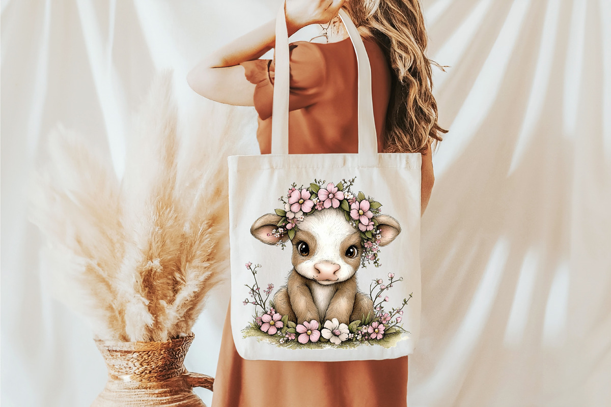 Whimsical Easter Farm Animals Clipar, an Illustration by designcity5 (Photo 4 of 5)