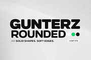 Gunterz Rounded, a Sans Serif Font by Locomotype (Thumbnail 1 of 13)