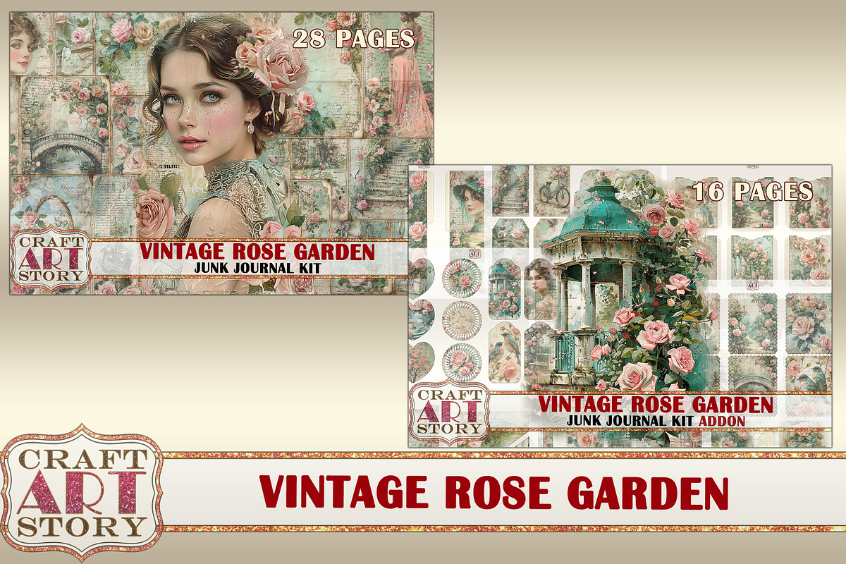 Rose Garden Junk Journal ADDON, a Person Illustration by CraftArtStory (Photo 4 of 6)
