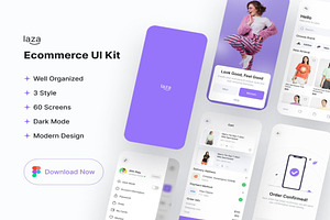 Laza eCommerce UI Kit, an UI Kit Template by Lumina_ui_ux202
