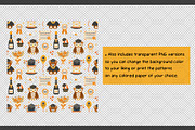 Graduation Clipart and Patterns, a Pattern Graphic by Drafts n Doodles (Thumbnail 11 of 11)