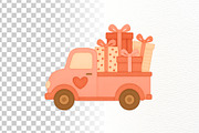 Watercolor Valentine's Day Clipart, an Illustration by Nicolle's Colorful Art (Thumbnail 7 of 7)