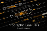 Infographic Line Bars, an Object Graphic by Pixflow (Thumbnail 1 of 5)