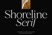 Shoreline - Elegant & Classic Duo, a Serif Font by Misha Sova (Thumbnail 1 of 15)