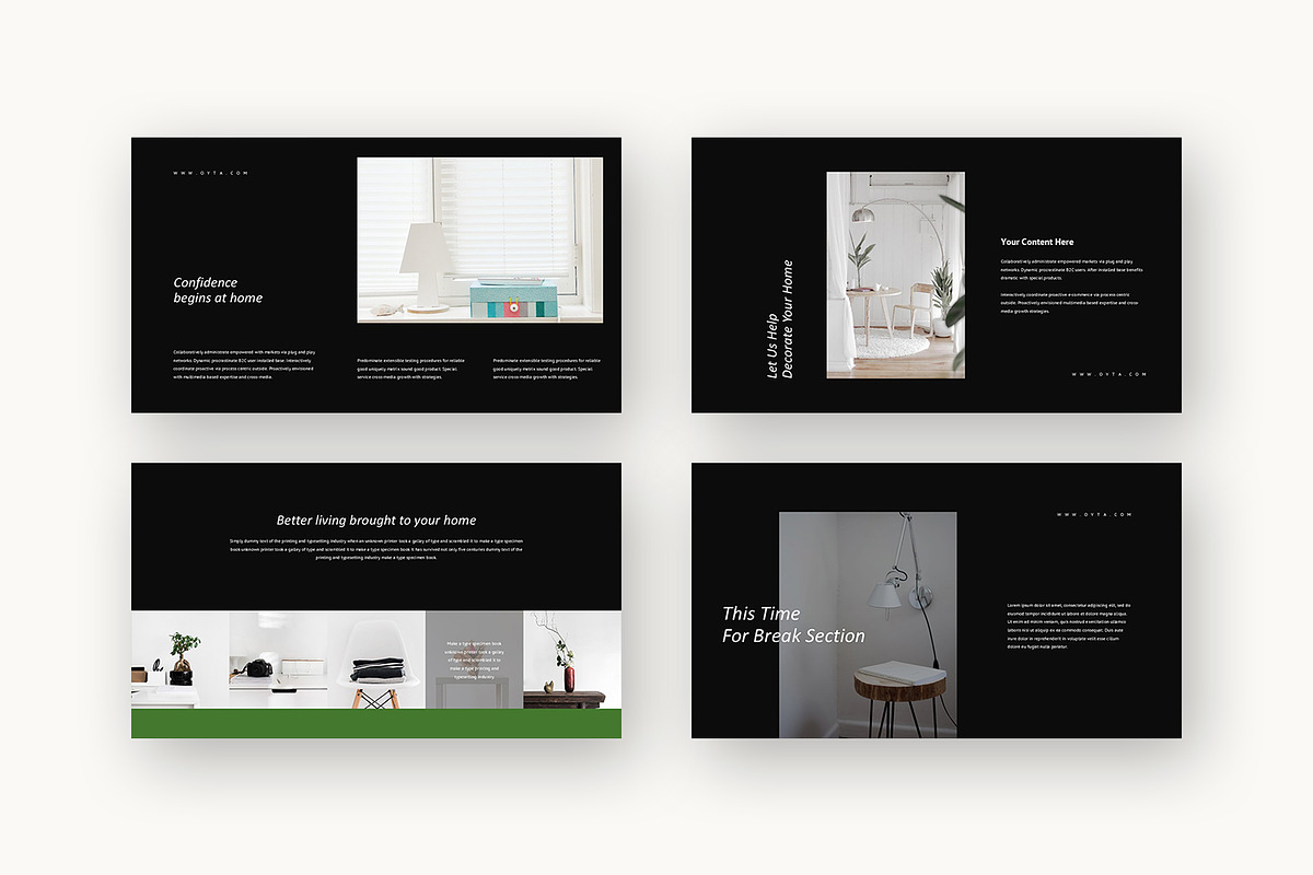 Oyta : Interior Design Powerpoint, a Presentation Template by Punkl Camp (Photo 11 of 16)