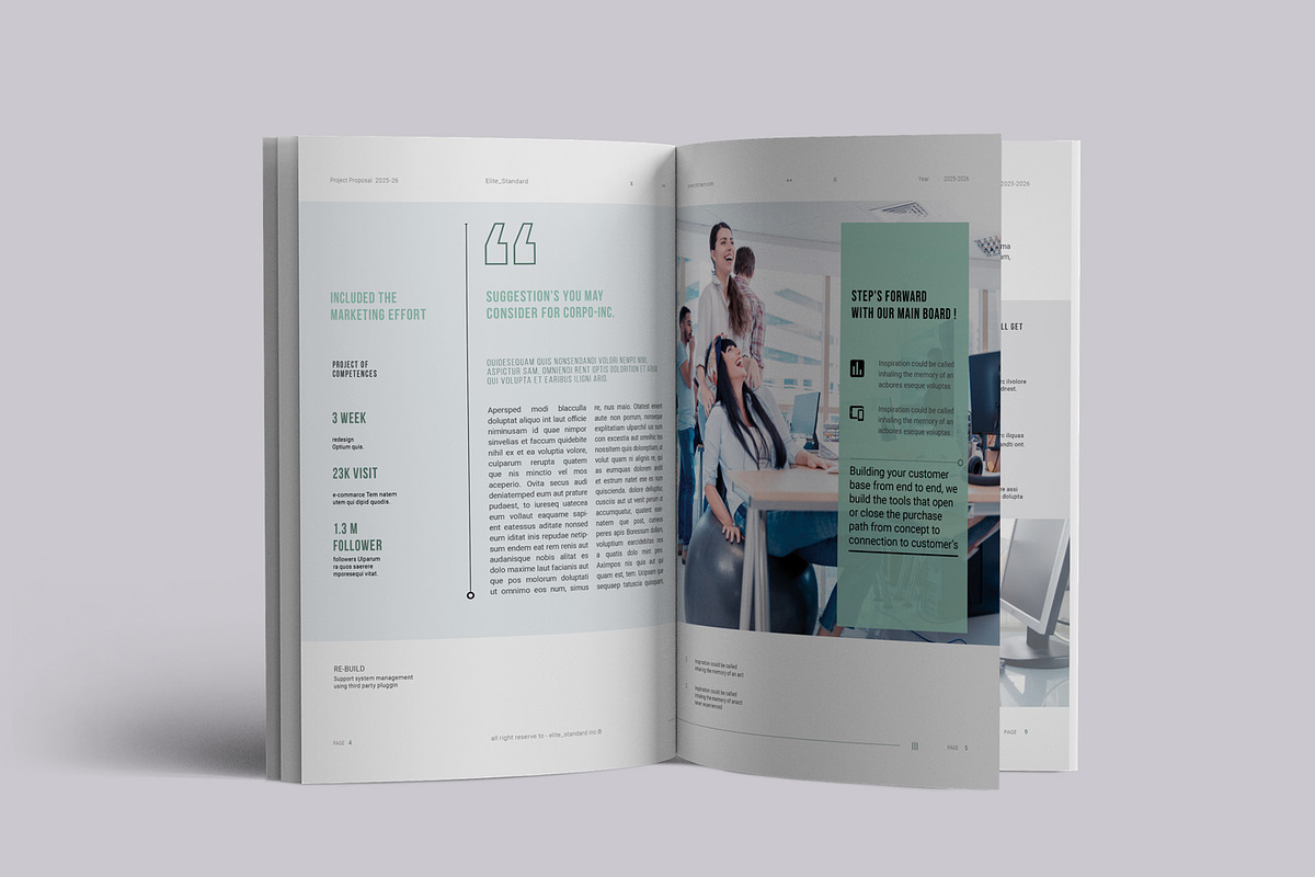 Proposal, a Brochure Template by Elite_Standard (Photo 3 of 14)