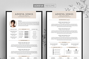Professional Resume Template Jones, a Resume Template by AdeevaResume (Thumbnail 1 of 4)