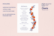 Orange Grove Wedding Invite Bundle, an Invitation Template by Wedding Whippet (Thumbnail 5 of 8)