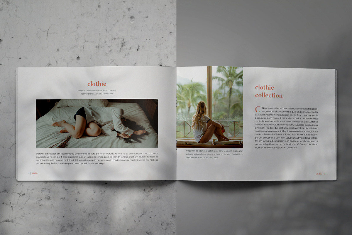 CLOTHIE Lookbook Brochure Template, a Brochure Template by Indotitas (Photo 3 of 9)
