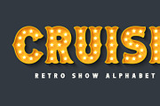 Retro circus alphabet design, an Object Graphic by RevelStockart (Thumbnail 1 of 6)