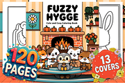 Fuzzy Hygge Cute and Cozy, an Animal Illustration by Ink Gallery (Thumbnail 1 of 4)