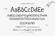 Pro-Draw Fineliner Handwritten Font, a Sans Serif Font by Drawn By My Actual Hand (Thumbnail 2 of 6)