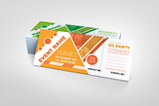 Professional Event Ticket Template, a Card Template by BrandlyTemplate (Thumbnail 2 of 3)
