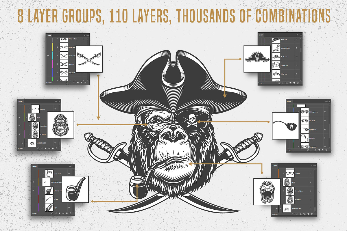 Gorila creator, a Graphic by DGIM studio