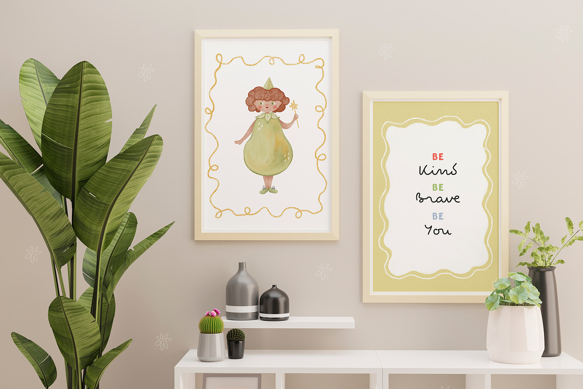 Fruit friends, watercolor collection, an Illustration by AfonshinaArt (Photo 15 of 16)