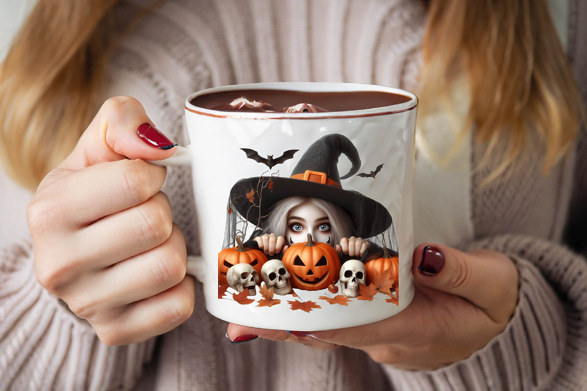 Halloween Peeking Animal Sublimation, an Illustration by SVGArt (Photo 7 of 8)