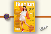 Fashion Magazine Cover Template, a Magazine Template by MightyDesign (Thumbnail 1 of 8)