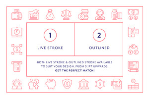 Finance Line Icons