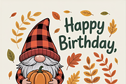 Halloween gnome with a pumpkin, an Illustration by Amazin_art (Thumbnail 5 of 6)