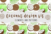 Coconut Design Kit, a Decorative Illustration by Artspace (Thumbnail 1 of 6)