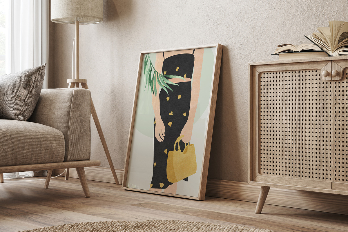 Abstract ink beauty print, a Decorative Illustration by Muzi pear studio (Photo 7 of 10)